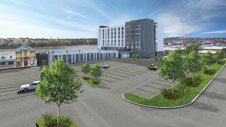 <em>The Hyatt Place project, currently under construction, is a partnership between ONIX Group, which has properties in Kennett Square, Chadds Ford and Rehoboth, and Rehoboth Beach-based Big Fish Restaurant Group, which has 11 restaurants.</em>