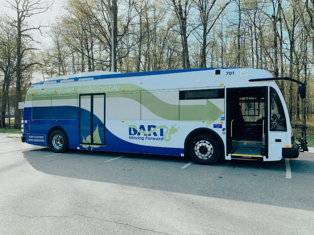 Federal grant to buy six electric DART buses Delaware Business Times