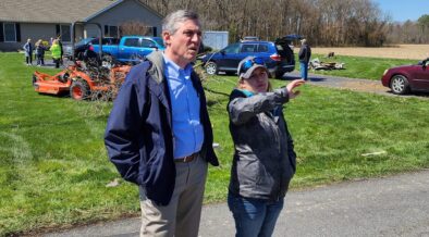 Gov Carney examines Sussex County tornado damage Gov Carney examines Sussex County tornado damage